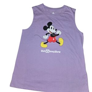 Disney Lavender Mickey Mouse Tank Top